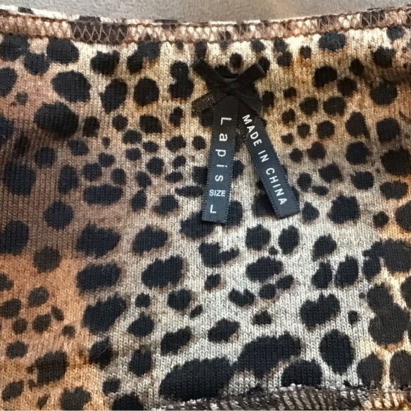 Lapis - Jupe midi imprimé Léopard en excellente condition. - Picture 4 of 4